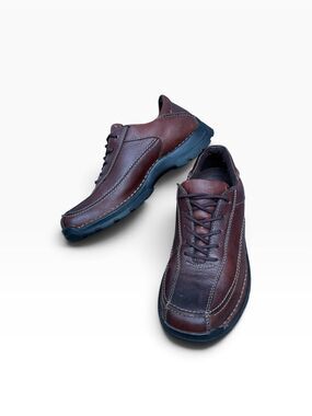 GBX Brown Leather Oxford Lace Up Casual Shoes Mens Size 10